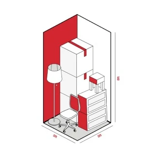 25 sq ft Room storage unit
