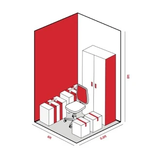 35 sq ft Room storage unit